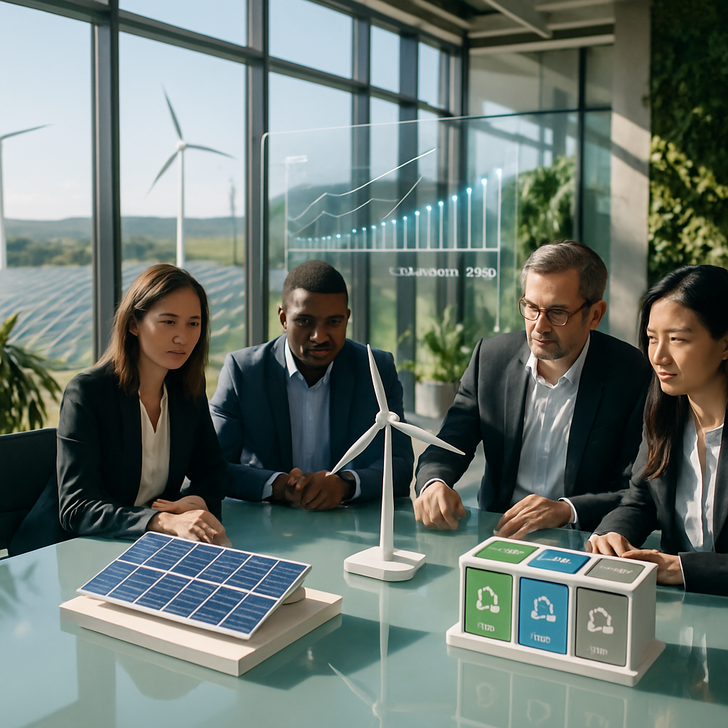 Hero image showcasing green energy
